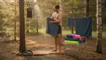Frisch und trocken: Dein Outdoor Handtuch