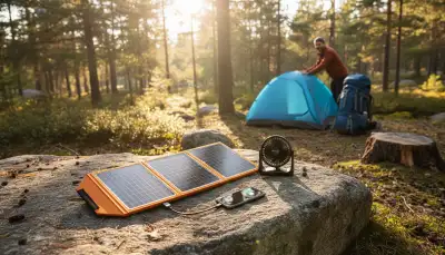 Unabhängigkeit mit Camping Solarpanel