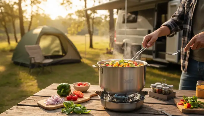 Einfache One-Pot-Camping-Rezepte