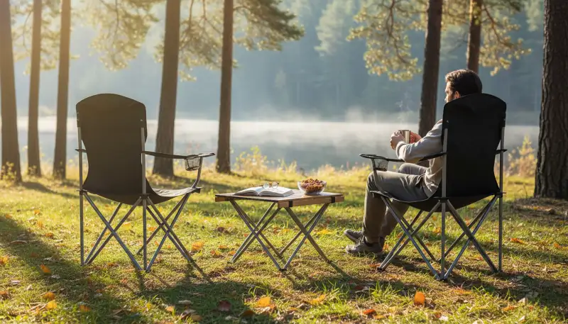 Faltbare Campingstühle: Clever packen, bequem sitzen