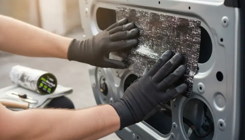 Ruhe und Komfort auf jeder Fahrt: Die Black Premium Auto Schalldämpfungsmatte macht's möglich