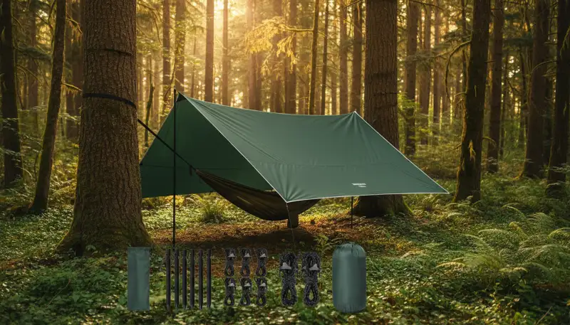 Tarp Aufbau: Schutz im Freien meistern